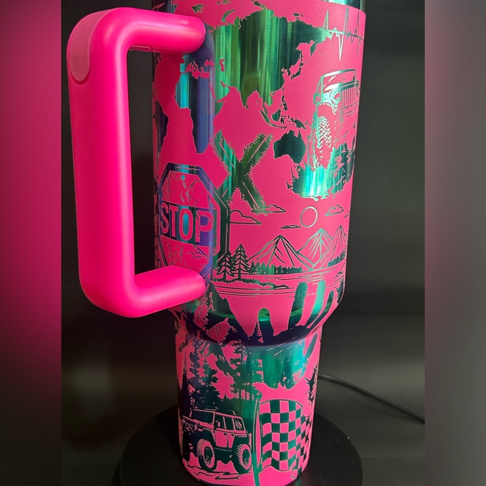 Jeep themed tumbler 40oz